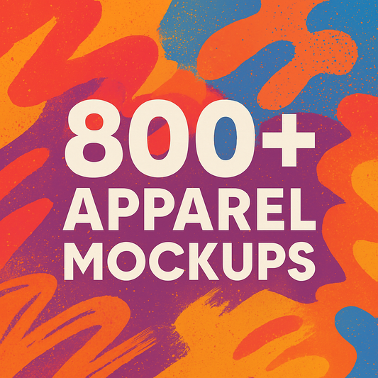 Ultimate Apparel Mockup Bundle – 800+ High-Res PNGs for Hoodies, T-Shirts, Sweatshirts & More | Perfect for POD & Etsy
